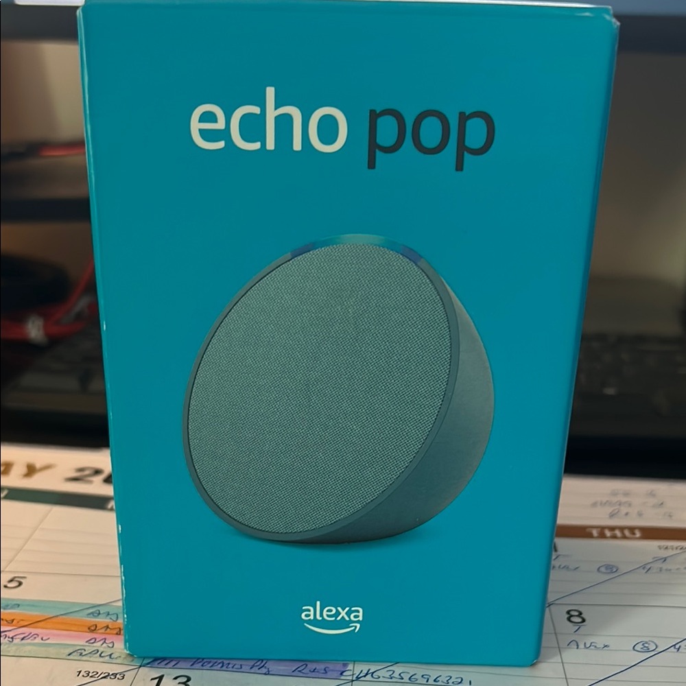 Amazon Echo Pop Speaker in Teal